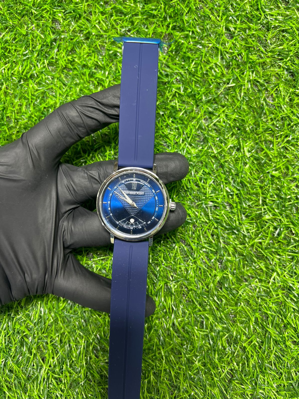 Harbour cobalt blue dial and strap watch
