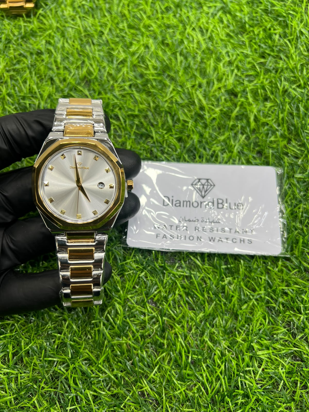 Crest ivory dial two-tone bracelet watch
